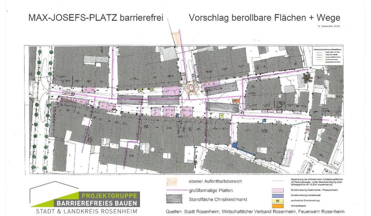 Max-Josefs-Platz barrierefrei